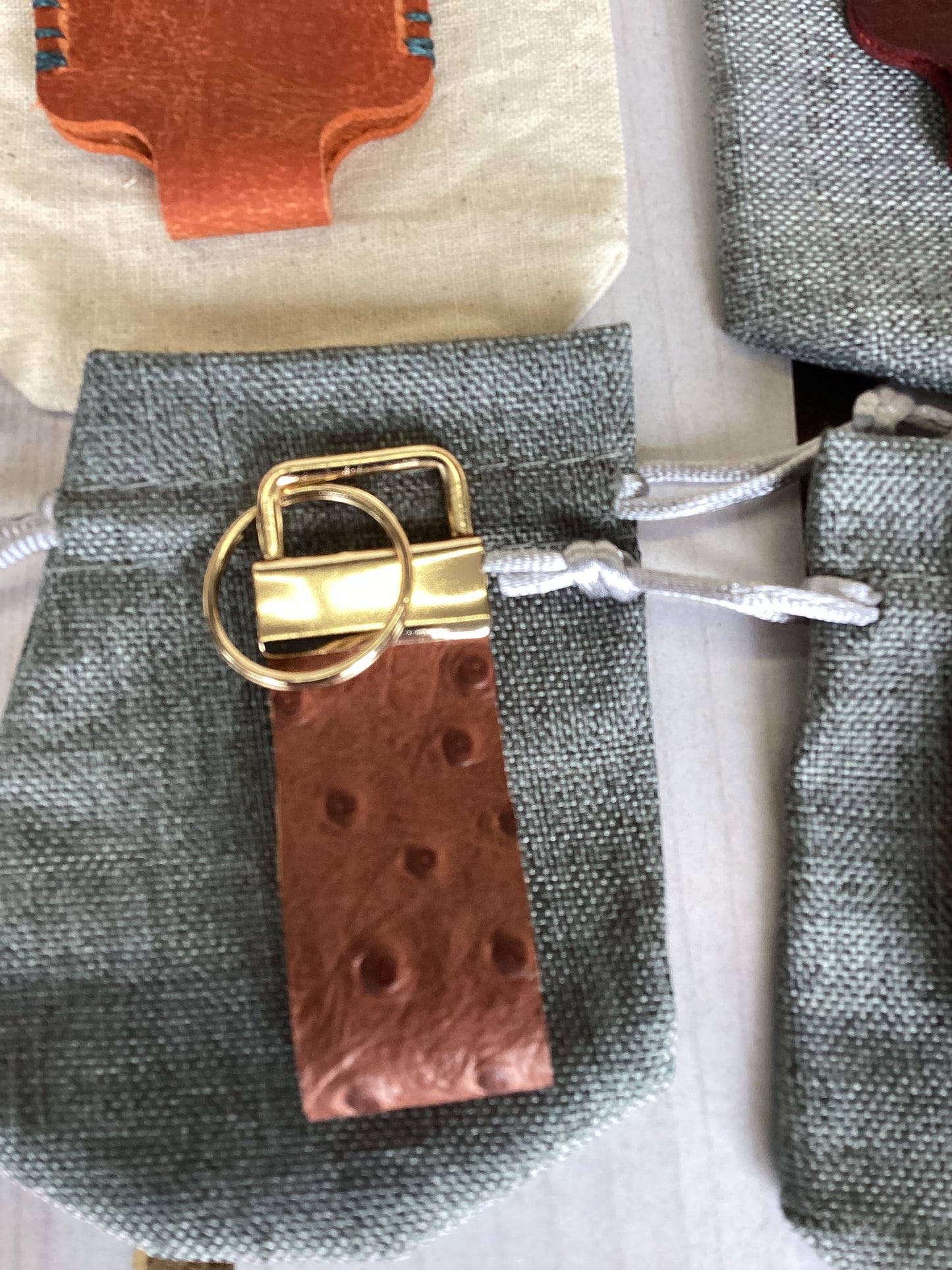 Handcrafted Leather Keychains