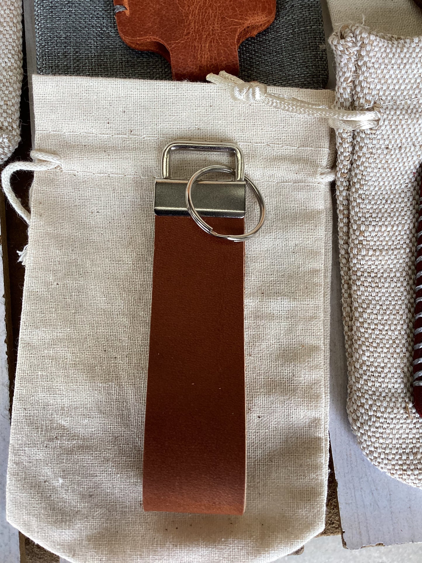 Handcrafted Leather Keychains