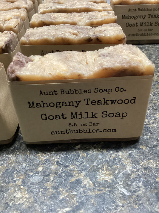 Mahogany Teakwood Goat Milk Soap