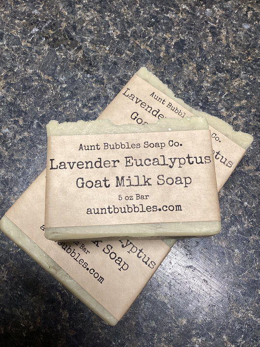 Lavender Eucalyptus Goat Milk Soap