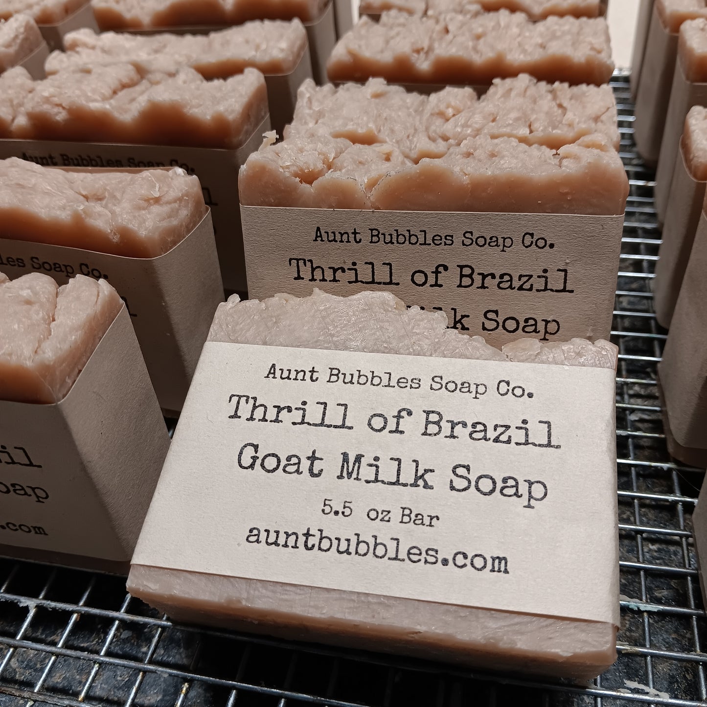 Thrill of Brazil goat milk soap