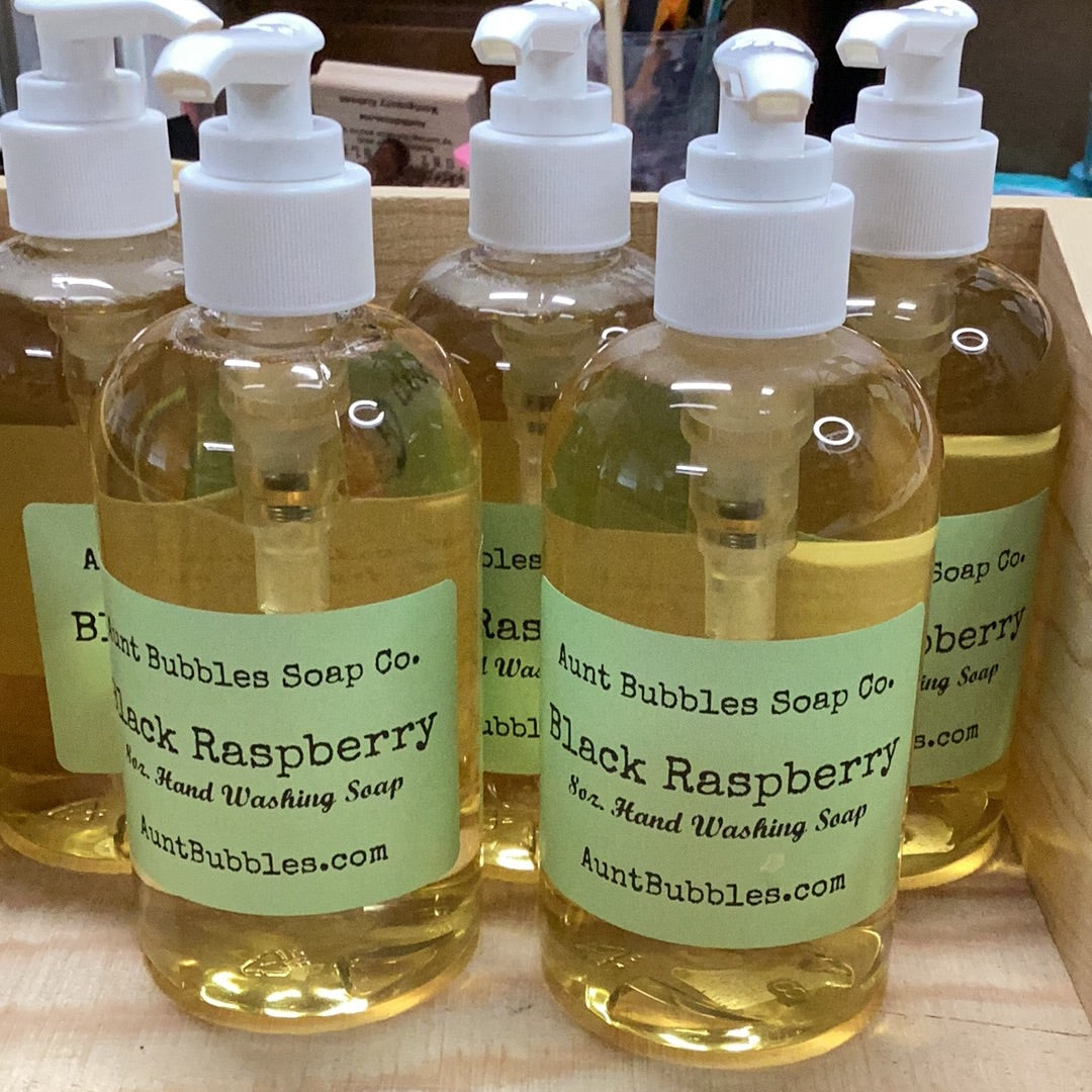 Black Raspberry Hand washing soap – Aunt Bubbles Soap Co.